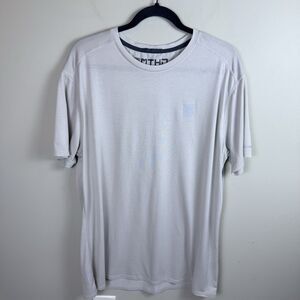 MTHD Men's Alluvium S/S Tee Next To Skin Base Layer Gray XL Performance Polartec